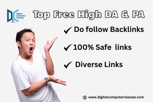 Top Free High DA & PA Website List for Backlink Submission